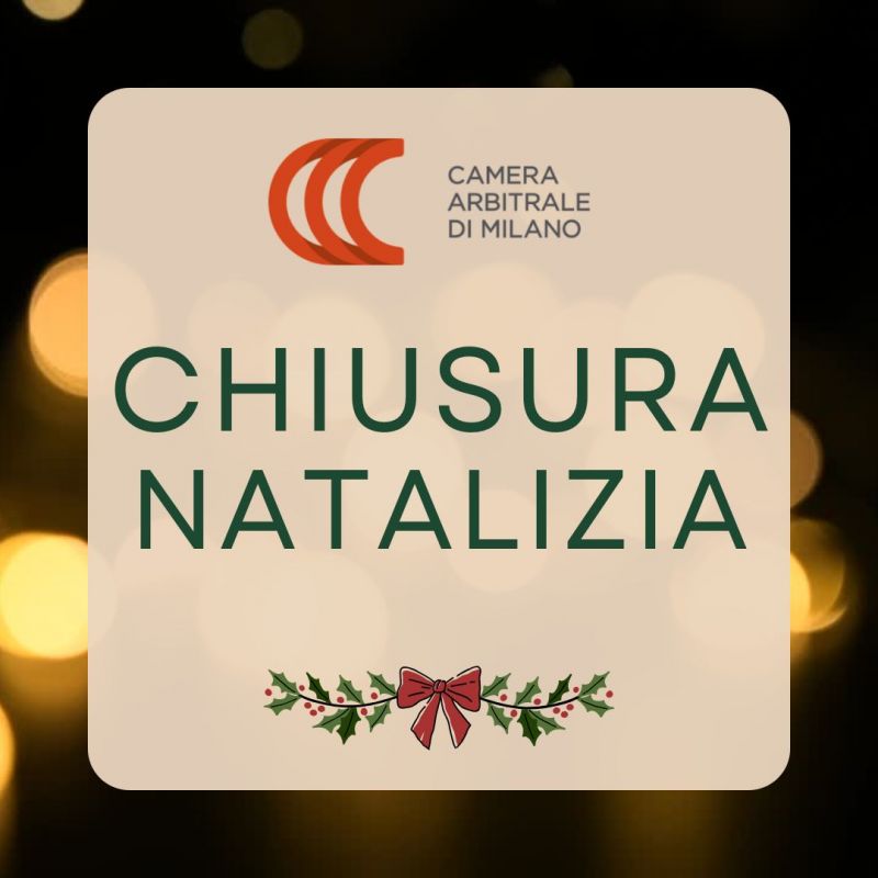 chiusura natalizia